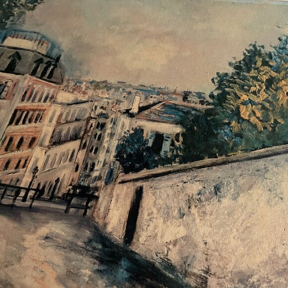 Vintage fine art print Rue de Montmartre 16" x 20" - Picture 6 of 9